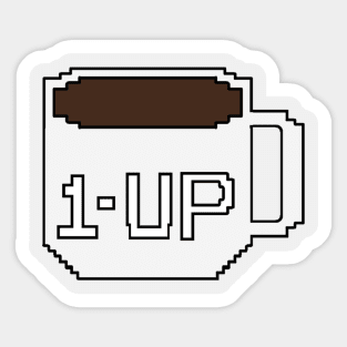 1 Up Sticker